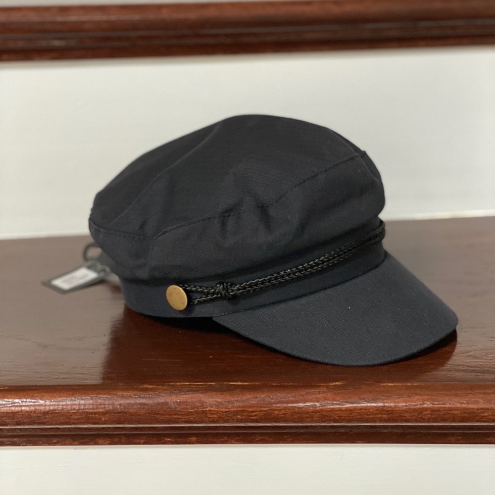 Black Fisherman Cap